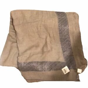 Paper source tan gray scarf NWT could be a mask